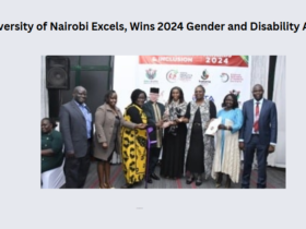 University of Nairobi Excels, Wins 2024 Gender and Disability Award