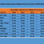 South Africa’s Basic Education Department Unveils 2024 Matric Results