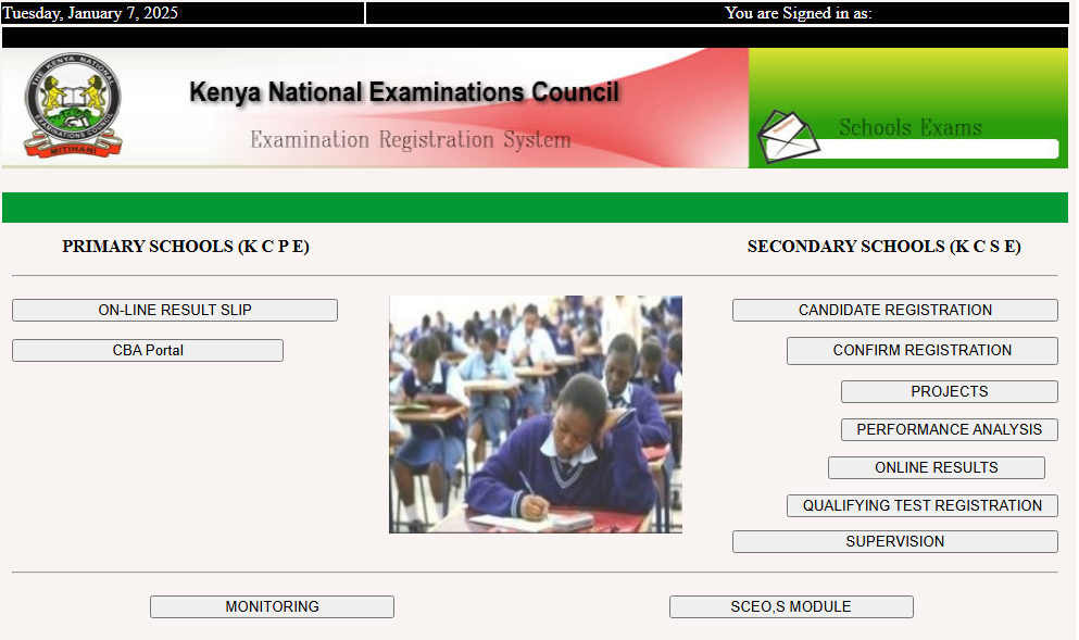 KCSE Results Slip Online