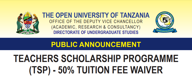 Open University of Tanzania Grants Teachers Exclusive Scholarship Opportunities